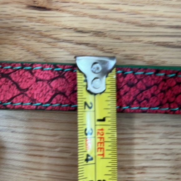 Leibeskind Berlin Pink/Green Snakeskin Leather Belt - Picture 5 of 5